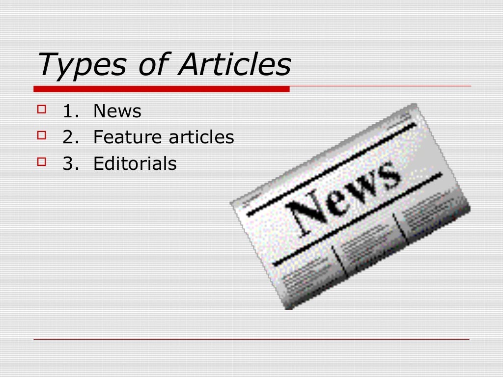 Parts of a_newspaper