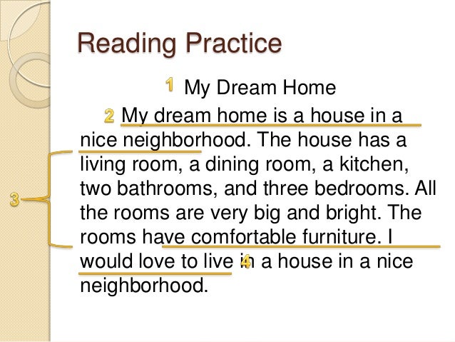 write a descriptive essay about my dream house