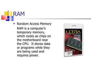 Parts of a pc | PPT
