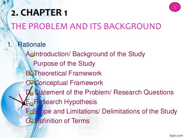 background of the study in research content