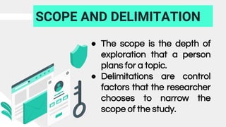 Scope Paper Parts of a Research Paper | PPTX