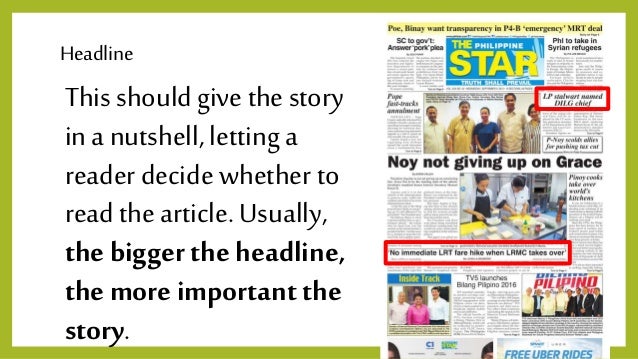 Parts of campus paper slideshare image