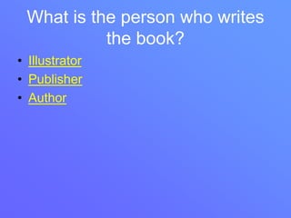 Parts of books pr.2 pr.3 | PPT