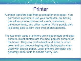 Parts of computer | PPT