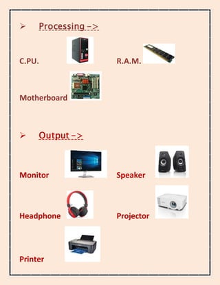 Parts of computer | PDF