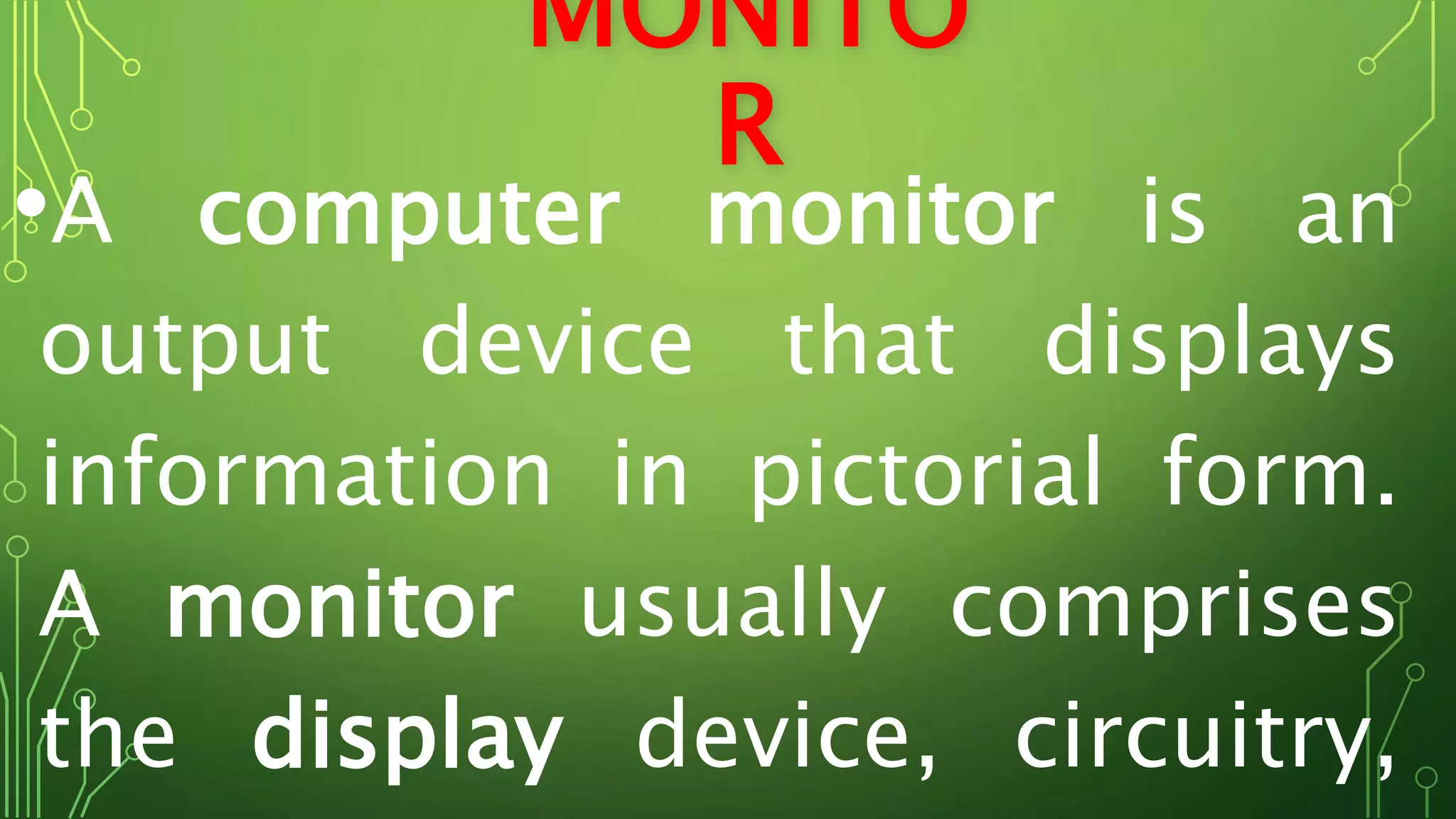 Parts of computer pptx