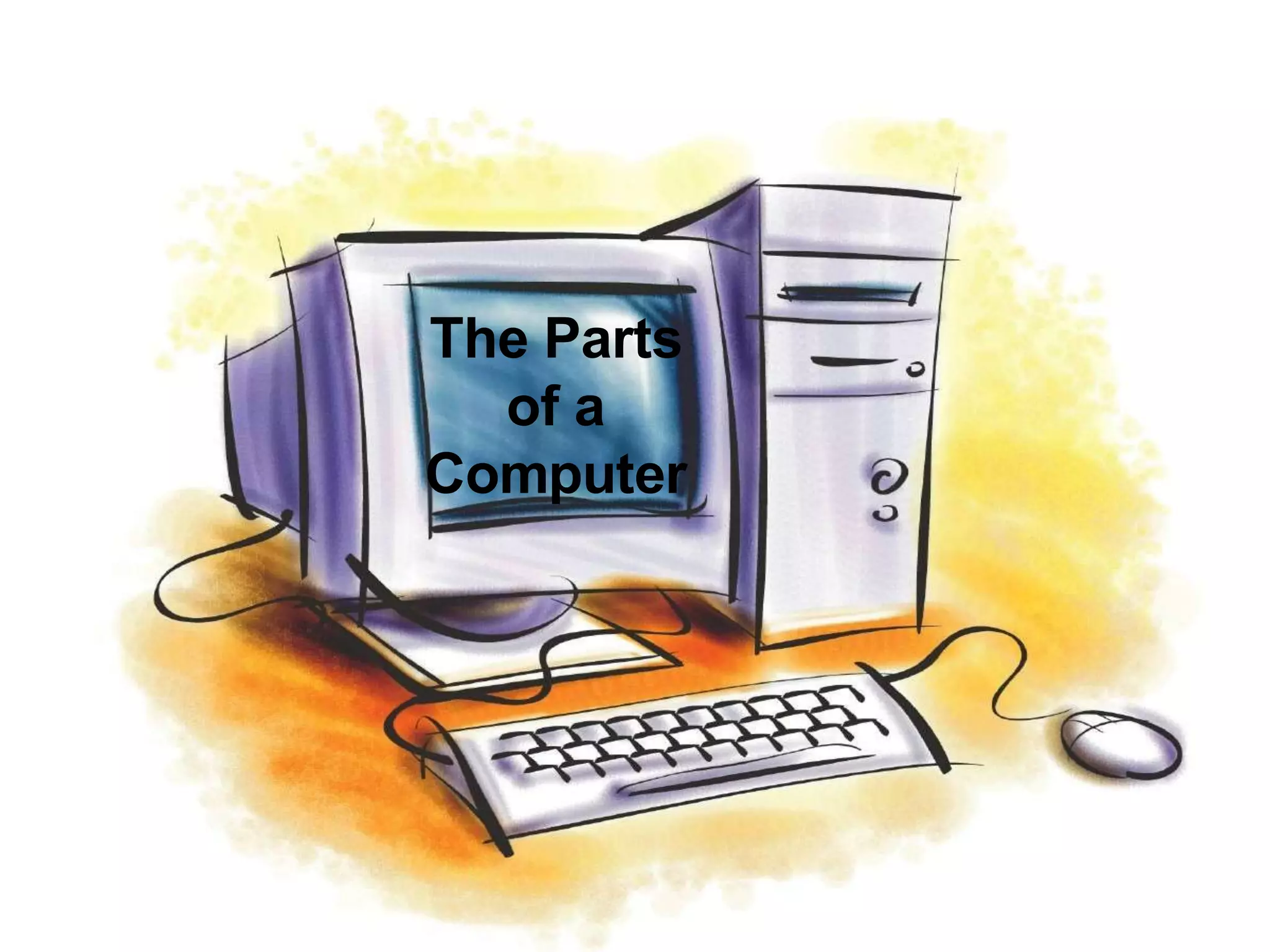Parts of computer for basic class | PPTX | Computer Peripherals | Computing