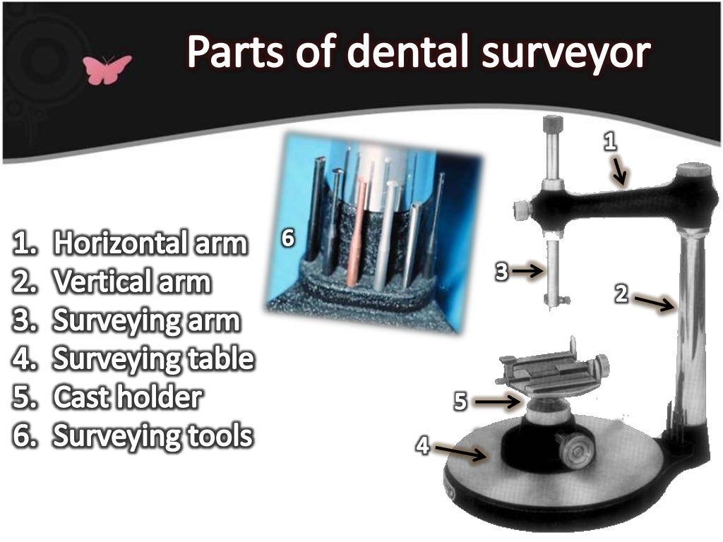Parts of dental surveyor