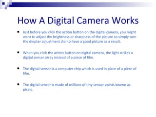 Parts Of Digital Camera | PPT