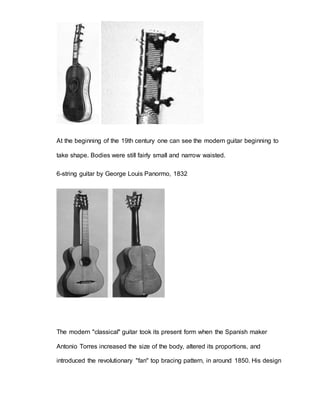 Acoustic guitar history image