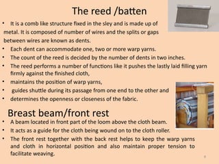 Parts of loom, loom accessories and their function.ppsx