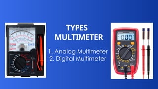 Multimter Types Parts of Multimeter.pOWERPOINT PRESENTATION | PPTX