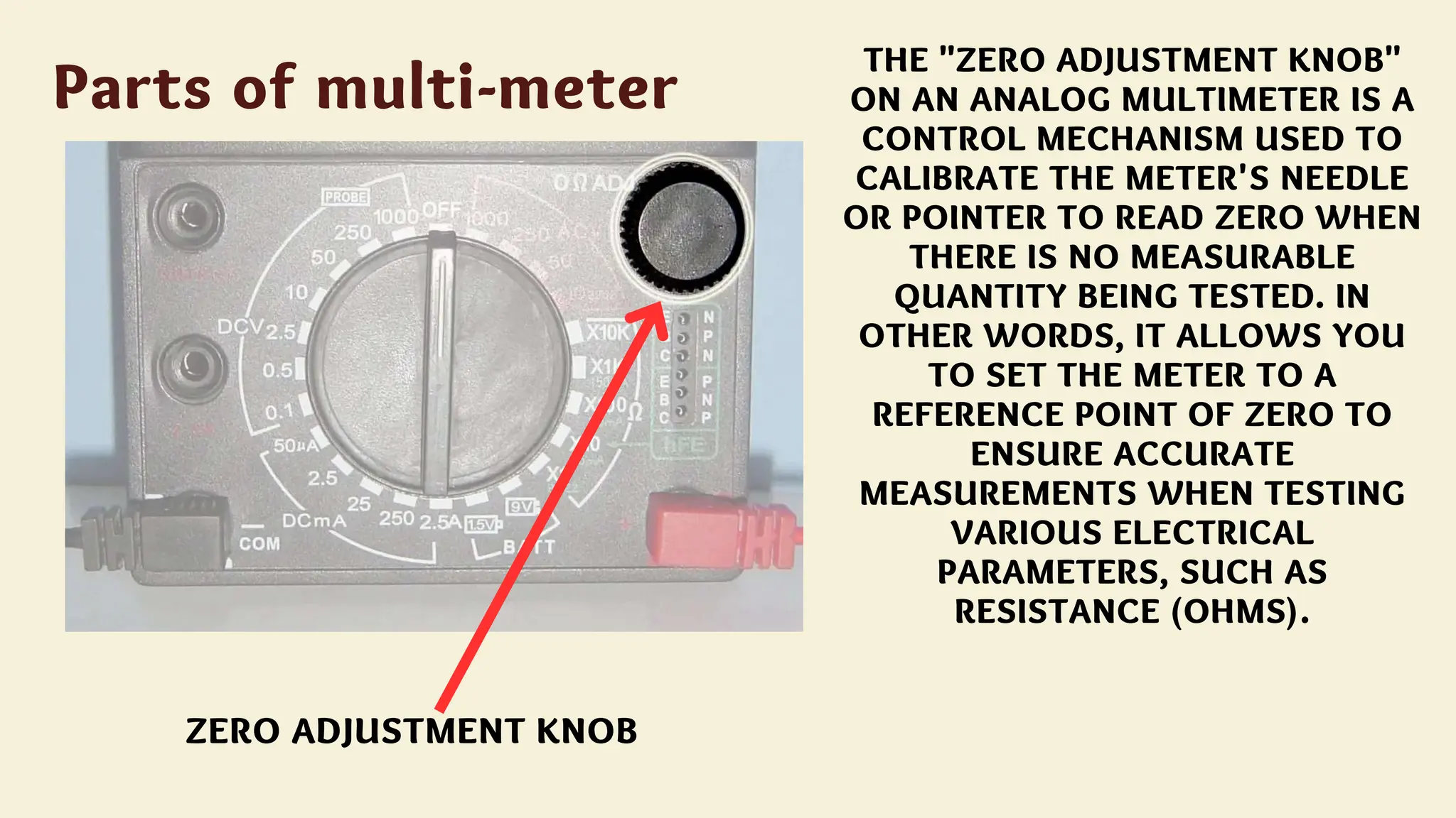 PARTS OF MULTIMETER/MULTITESTER AND ITS USES.pptx