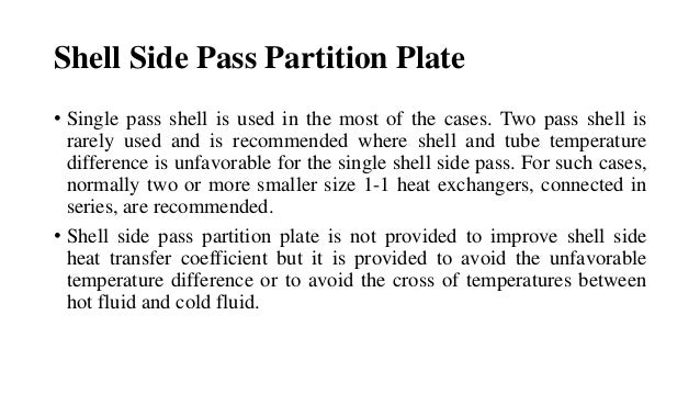 Parts of shell and tube heat exchanger