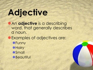 Parts of speech | PPT