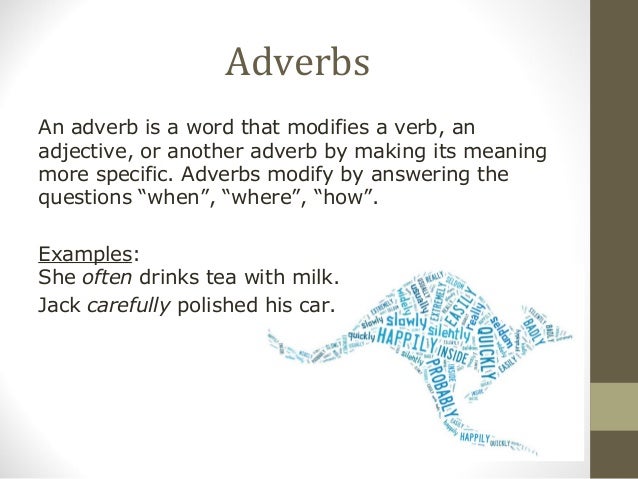 parts of speech presentation another word for polished