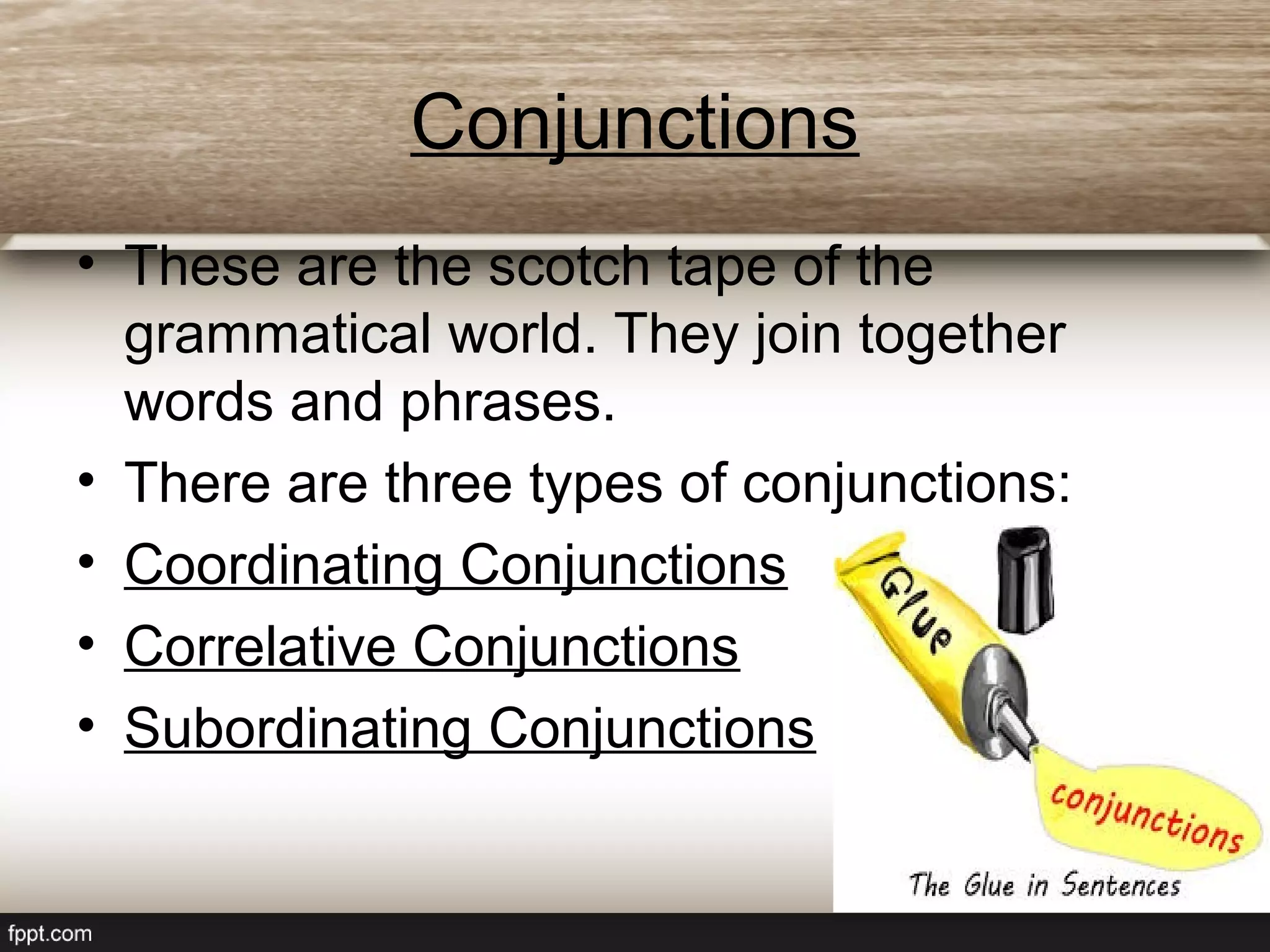 Parts of speech in English | PPT