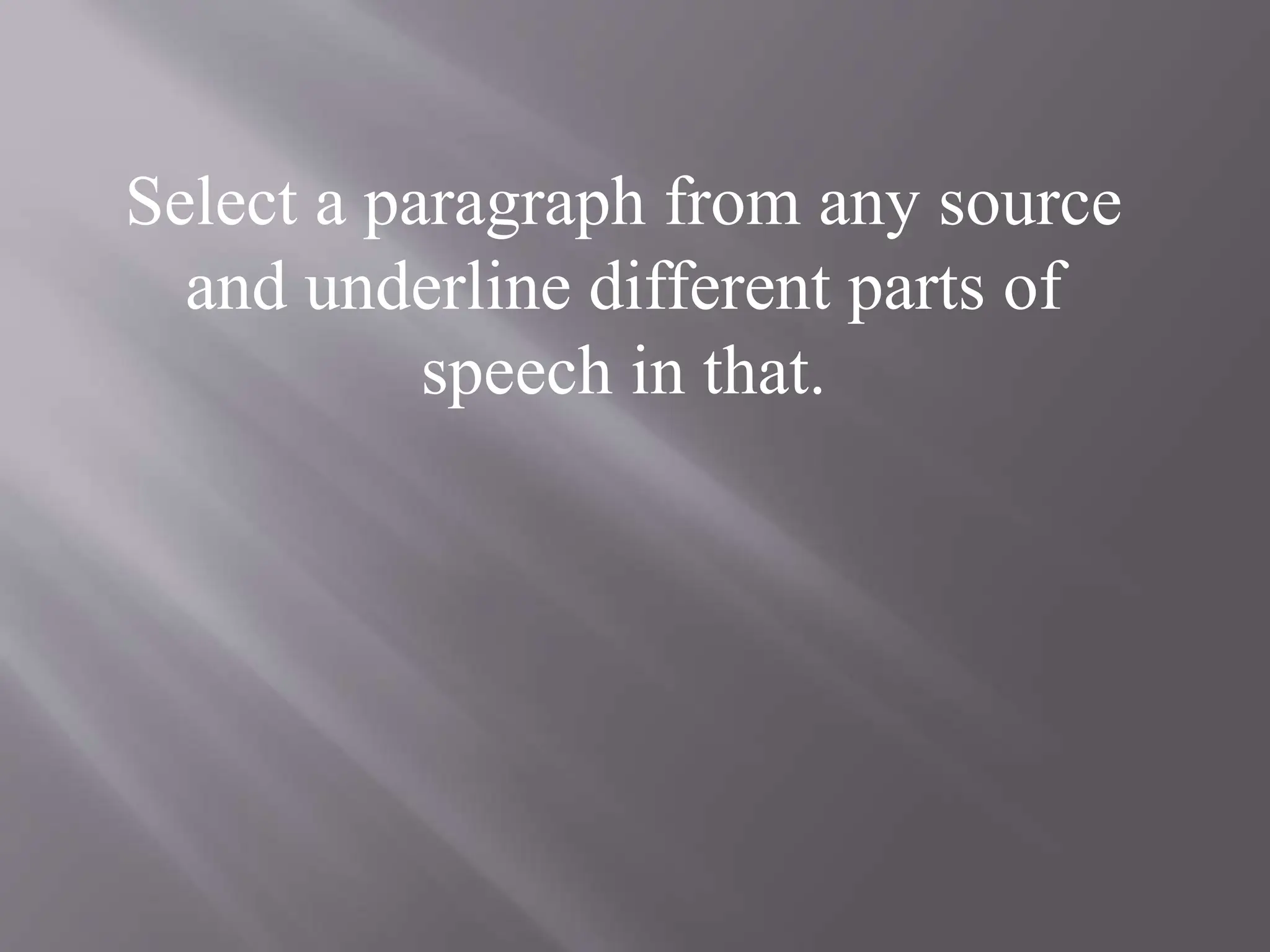parts of speech.pptx by miss noor ul hudaa | PPT | Free download
