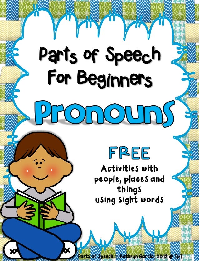 Partsof speechgrammarforbeginnerspronouns