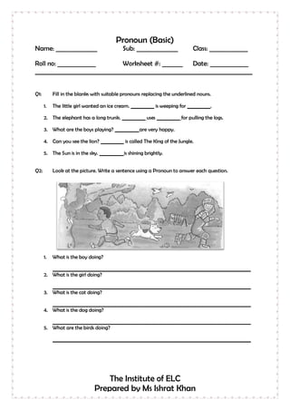 Parts of speech practice pack | PDF