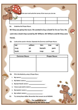 Parts of speech practice pack | PDF