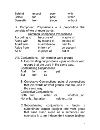 Parts of speech review[1] | DOC