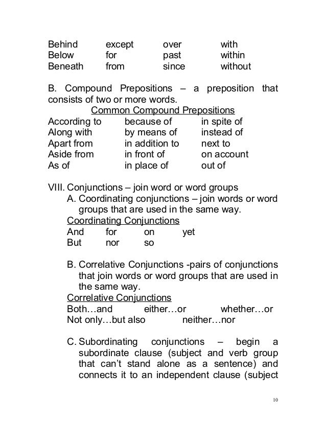 Parts of speech review[1]