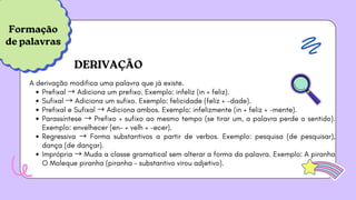 Morfologia da Língua portuguesa completa | PDF