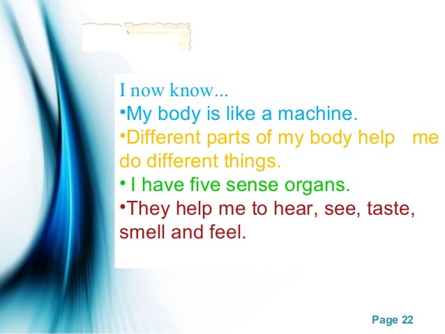 Parts of the body