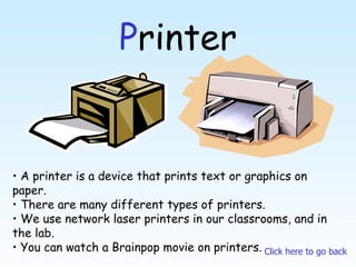 Parts of the computer | PPT