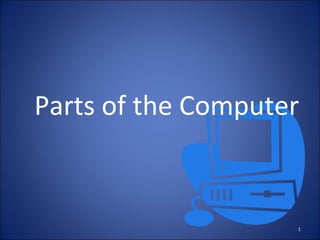 Parts of the Computer 