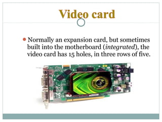 Parts Of The Computer | PPT
