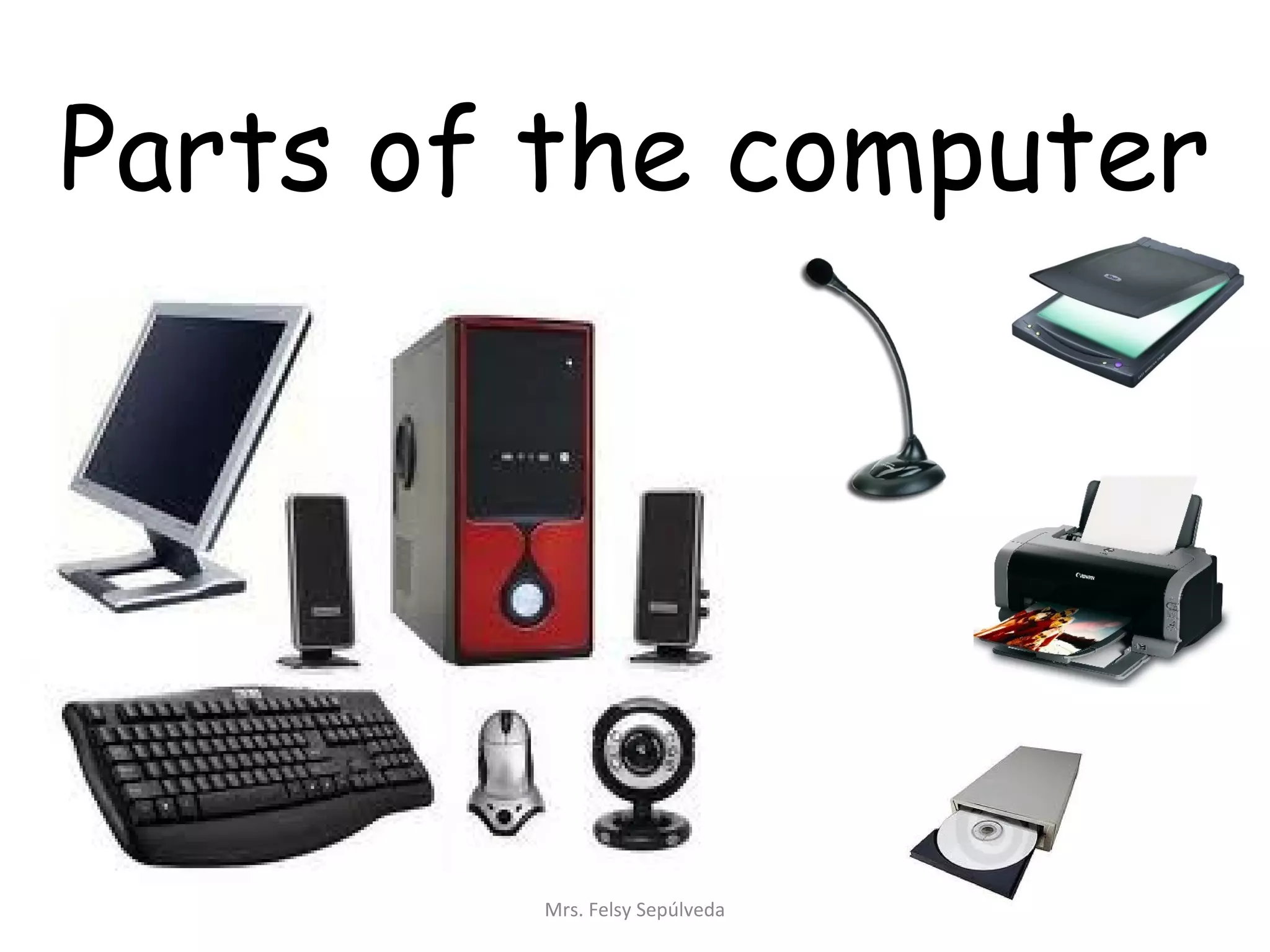 Parts of the computer PPT