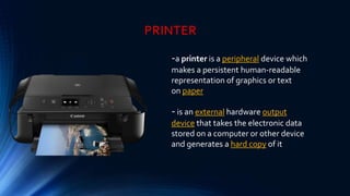Parts of the Computer | PPTX