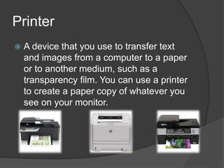 Parts of the computer 1.ppt