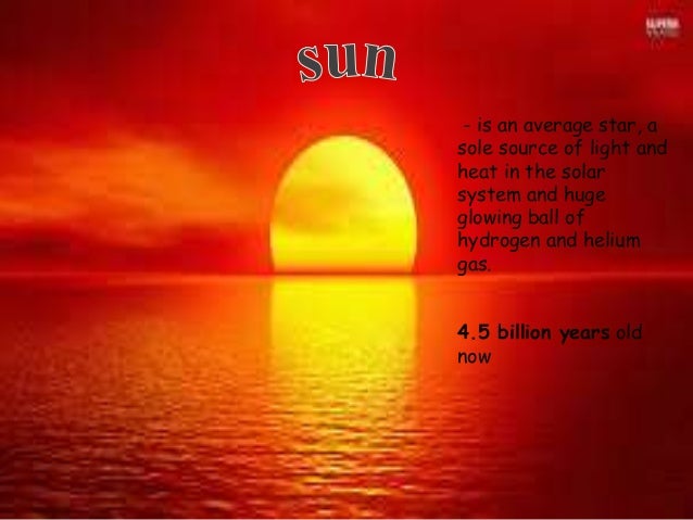 parts of the sun