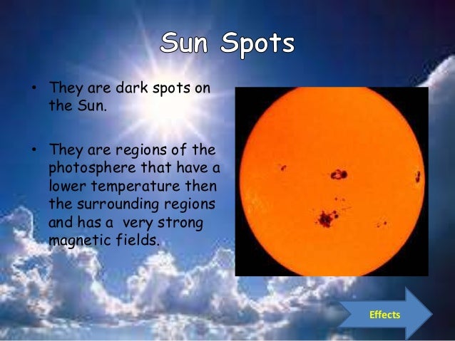 parts of the sun