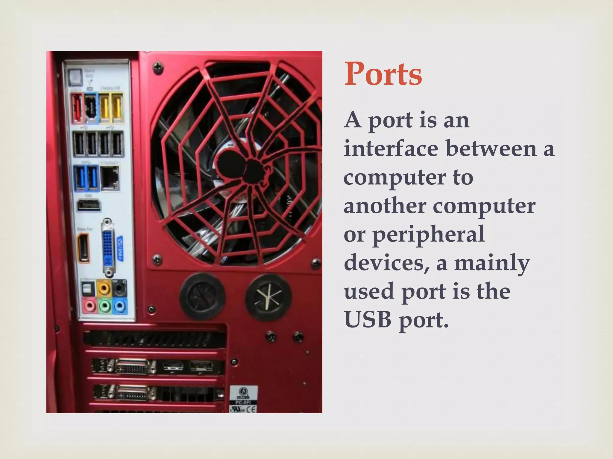 Parts of the system unit | PPTX