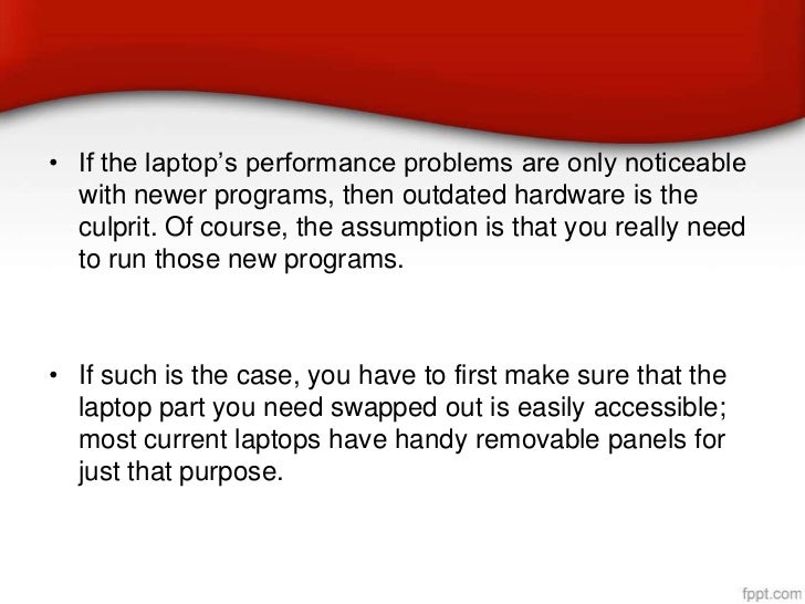 Parts replacement or new laptop the 3 questions to think about