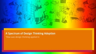 Parts Without a Whole? – The Current State of Design Thinking Practice in Organizations