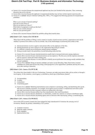 Part three cia_with_ answers | PDF