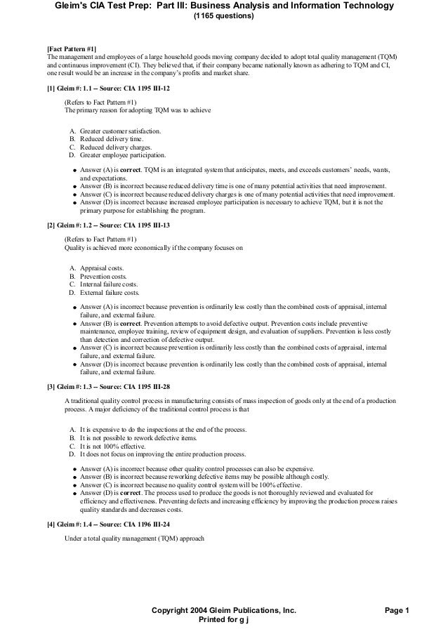 IIA-CIA-Part3 Fragen&Antworten