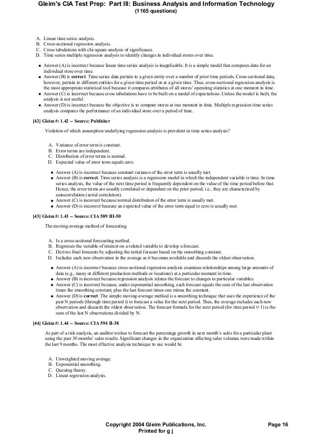 IIA-CIA-Part3 Online Tests | Maxtic