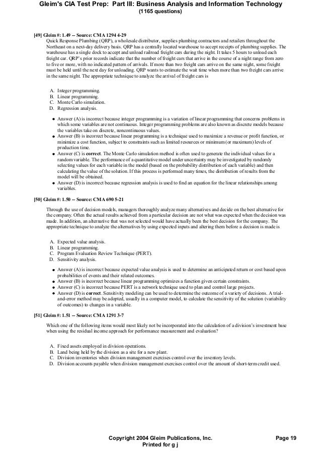 IIA-CIA-Part3 Fragen Beantworten