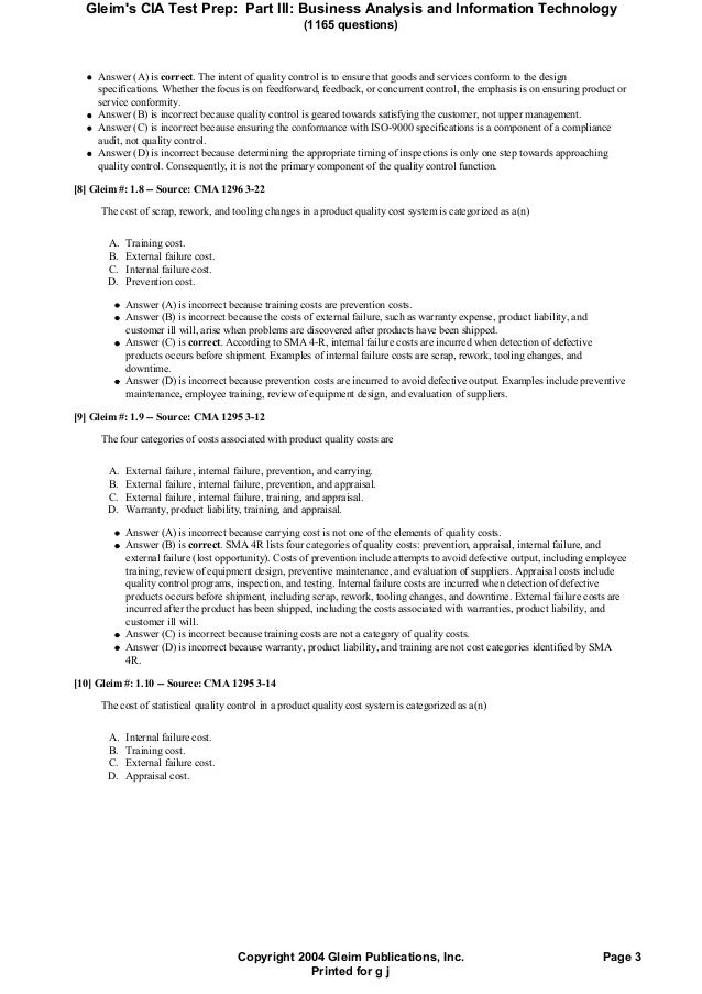 IIA-CIA-Part2 Prüfungsmaterialien