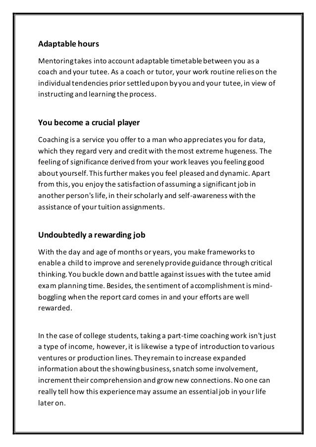 Part Time Teaching Job in Jalandhar