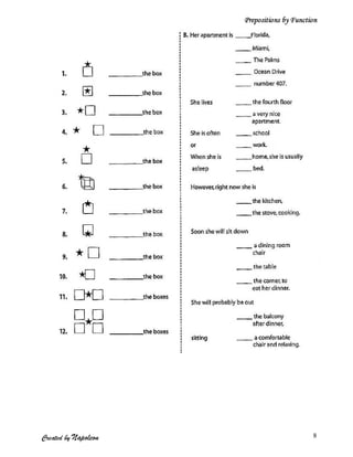 Prepositions by Function




Created by Napoleon                         8
 