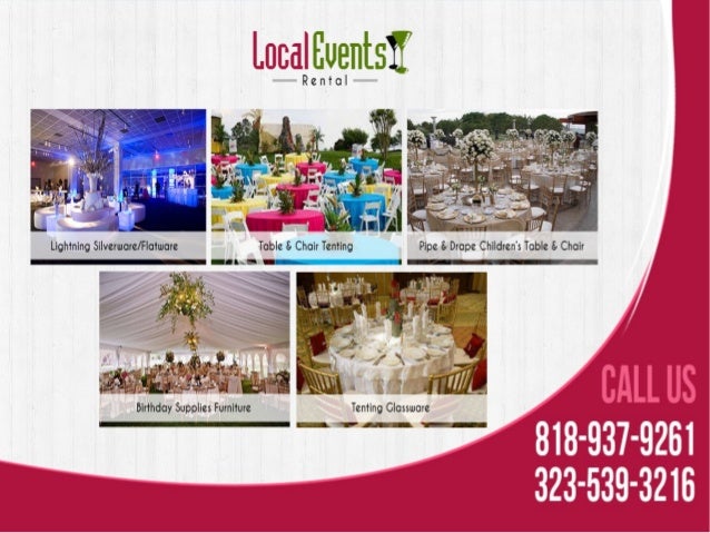 Wedding Party Rentals Los Angeles