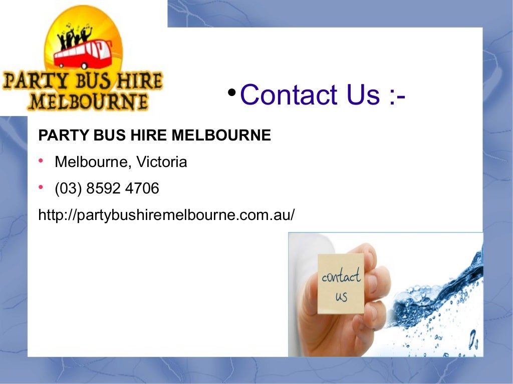 Party bus hire melbourne