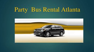 Party Bus Rental Atlanta
 